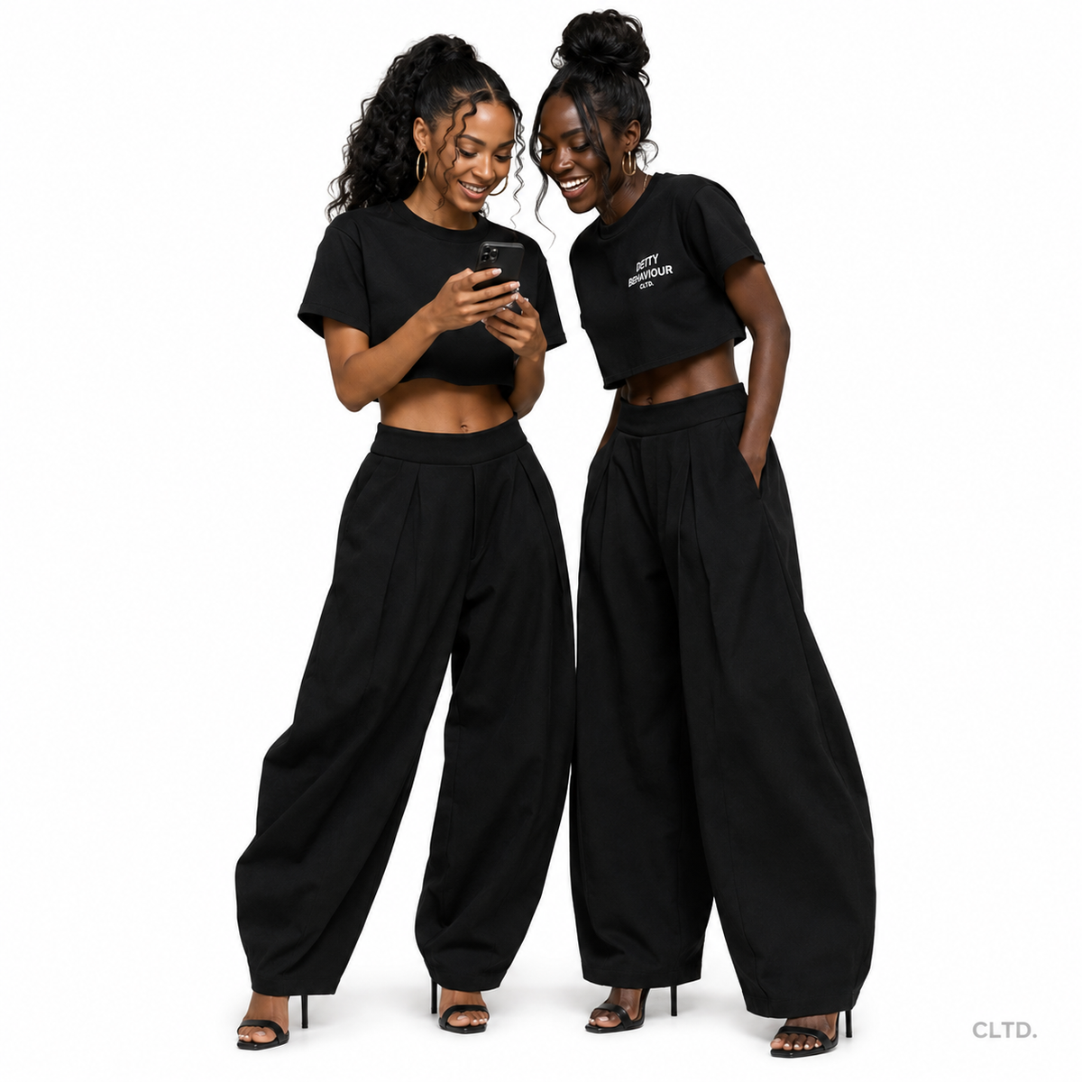 Detty Behaviour Crop Tee — CLTD.