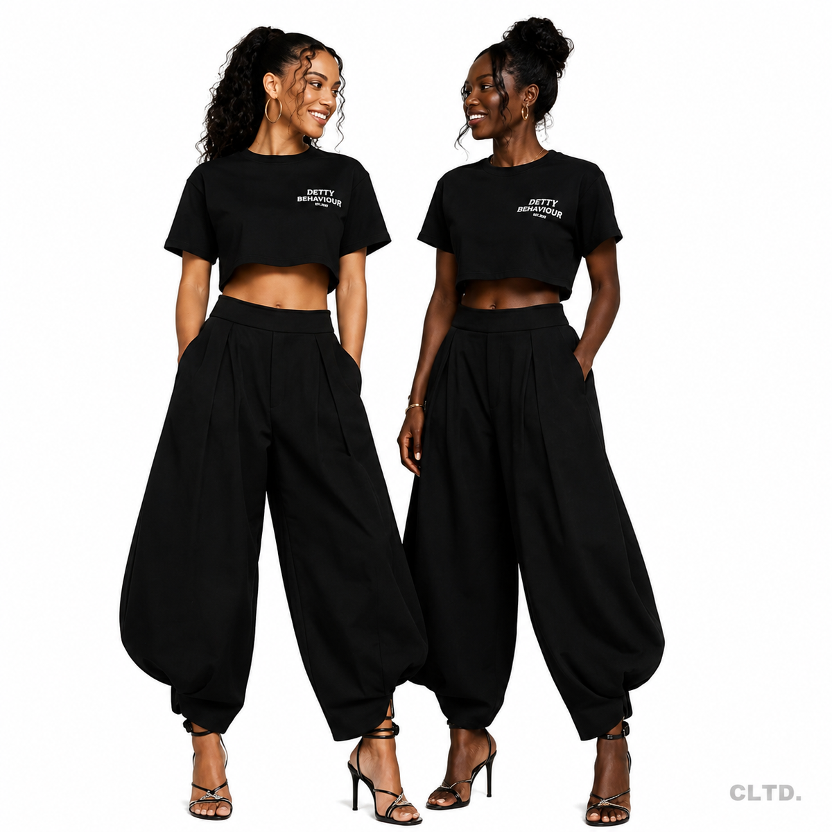 Detty Behaviour Crop Tee — CLTD.