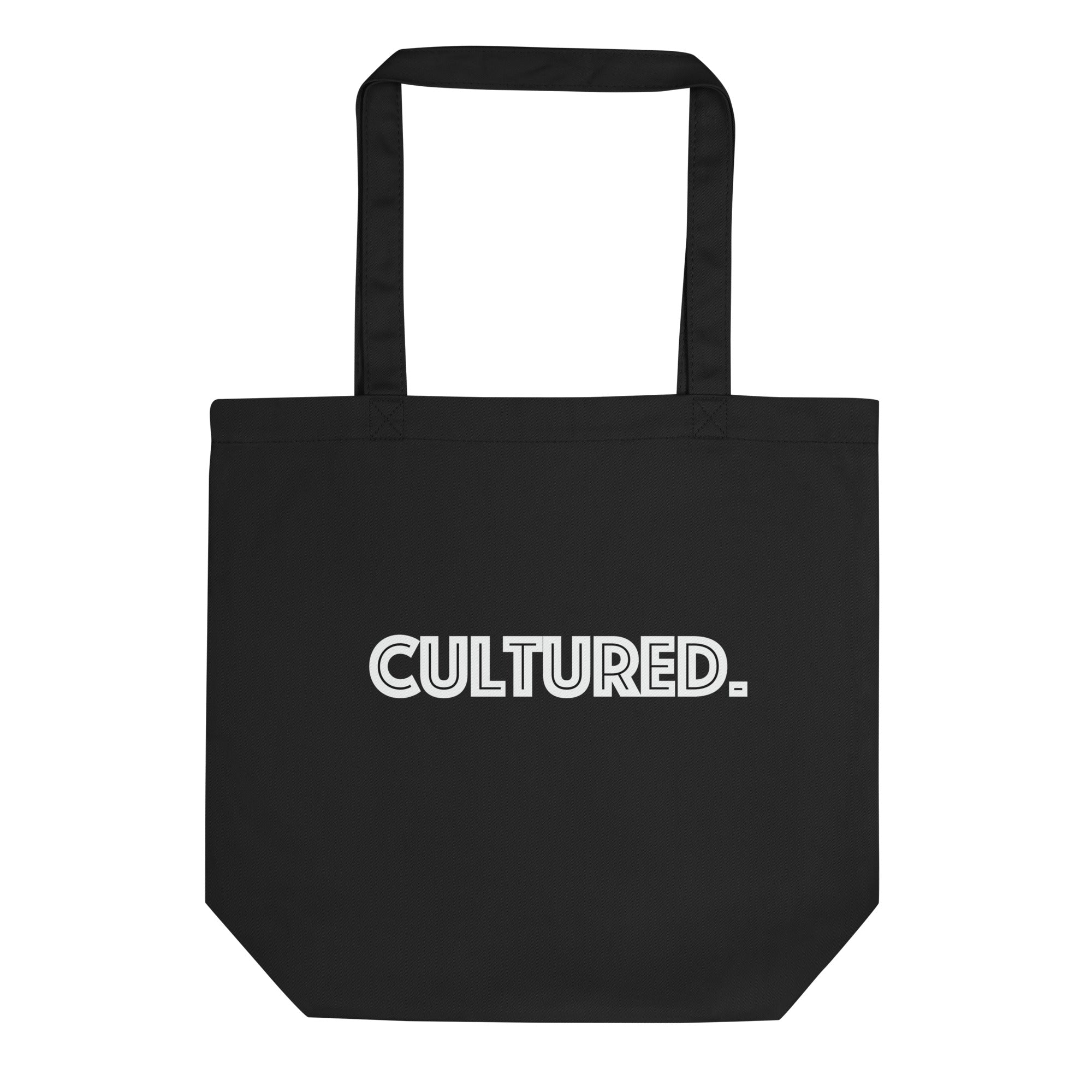 CULTURED. Organic Cotton Tote — Black