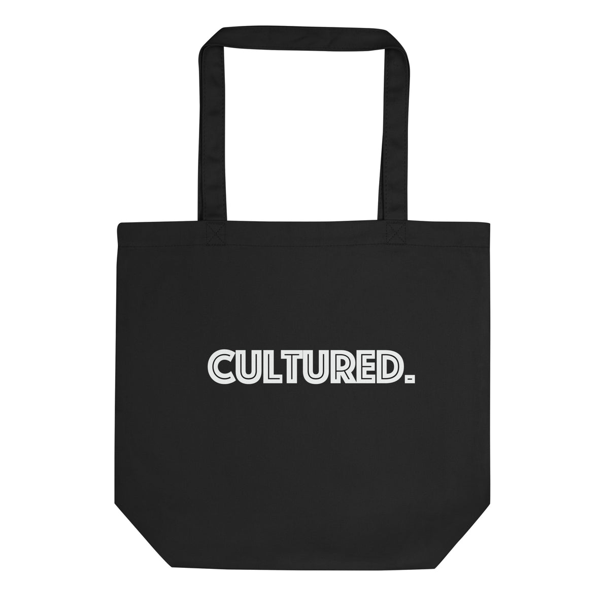 CULTURED. Organic Cotton Tote — Black