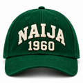 Naija 1960 forest green cap high-resolution front view