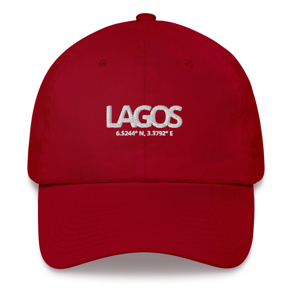Cultured: Dad hat: Lagos Coordinates