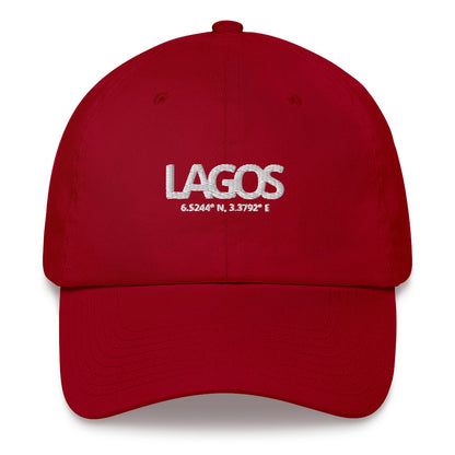 Cultured: Dad hat: Lagos Coordinates