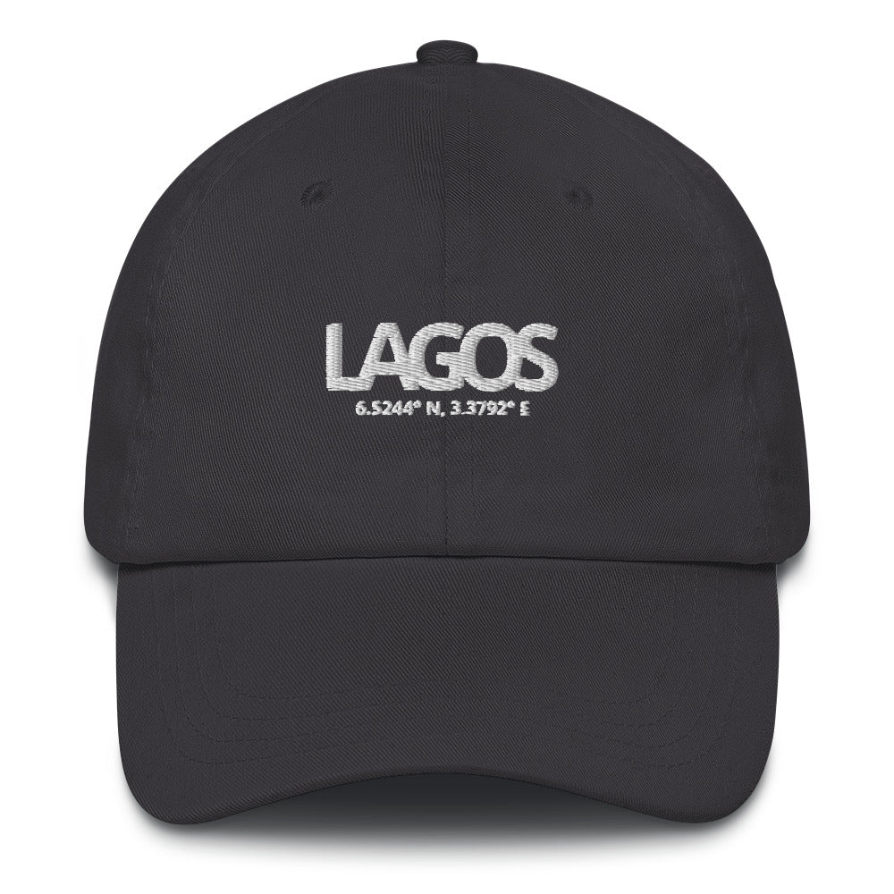 Cultured: Dad hat: Lagos Coordinates