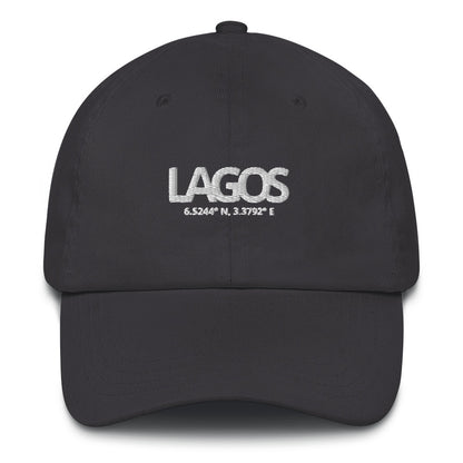 Cultured: Dad hat: Lagos Coordinates
