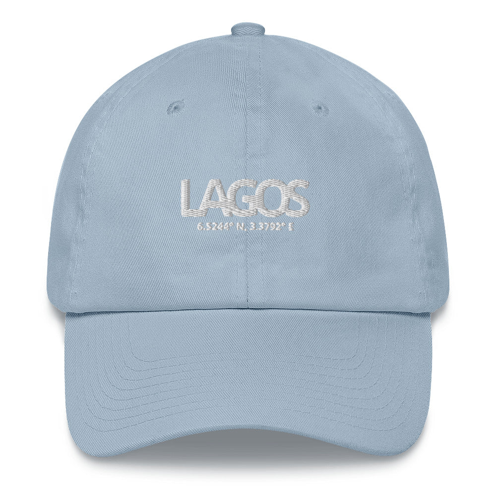 Cultured: Dad hat: Lagos Coordinates