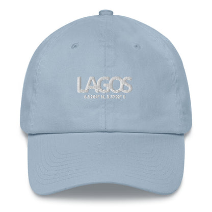 Cultured: Dad hat: Lagos Coordinates