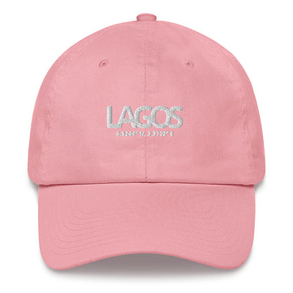 Cultured: Dad hat: Lagos Coordinates