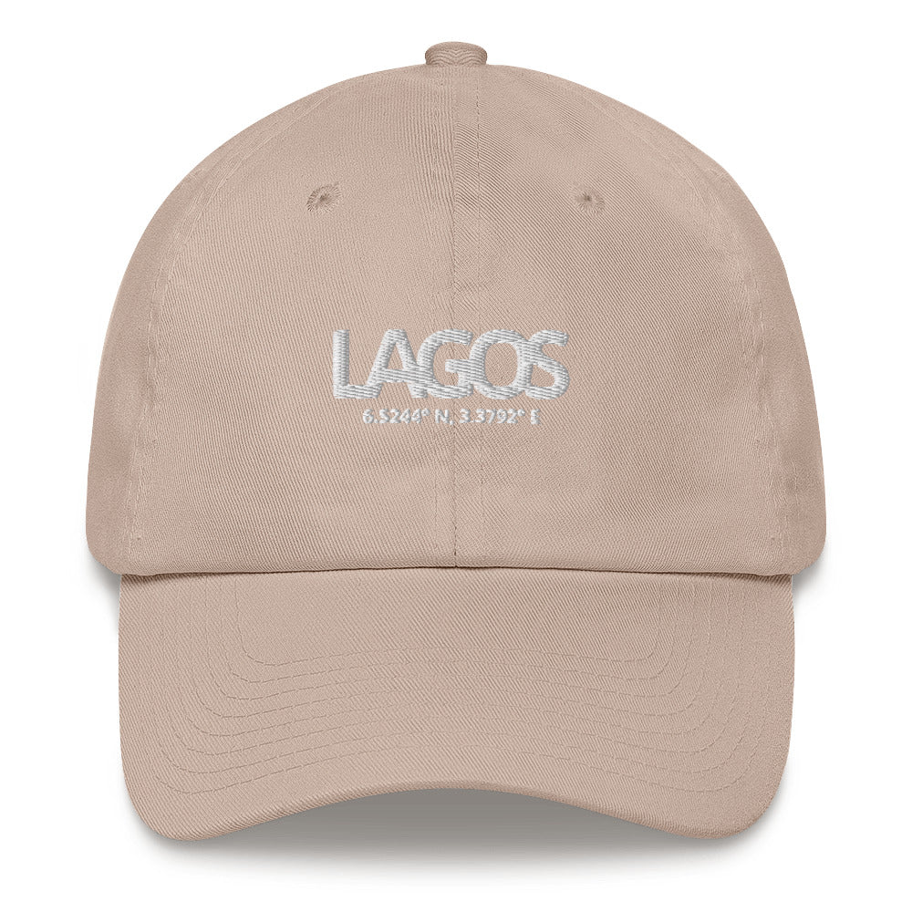 Cultured: Dad hat: Lagos Coordinates