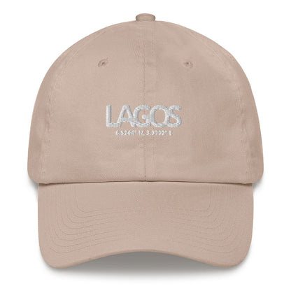 Cultured: Dad hat: Lagos Coordinates
