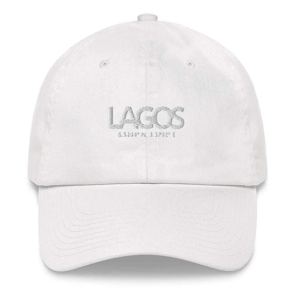 Cultured: Dad hat: Lagos Coordinates