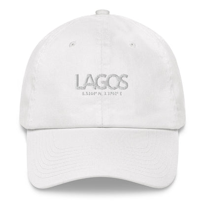 Cultured: Dad hat: Lagos Coordinates