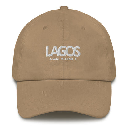 Cultured: Dad hat: Lagos Coordinates