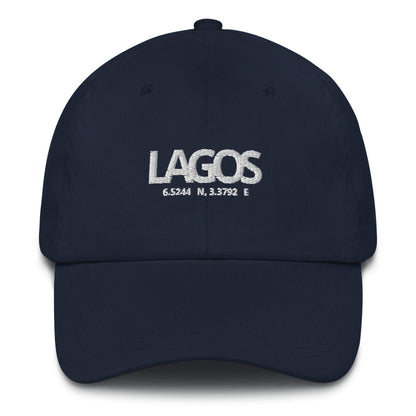 Cultured: Dad hat: Lagos Coordinates
