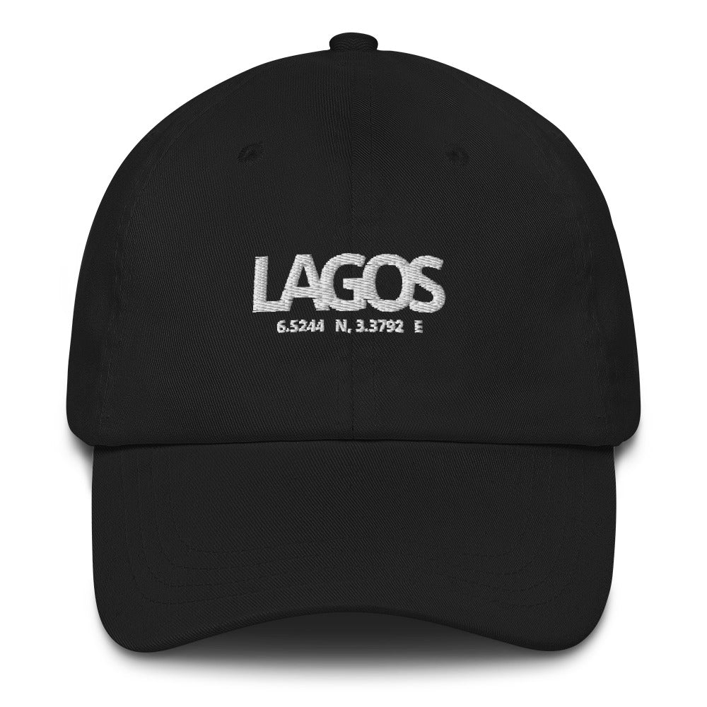 Cultured: Dad hat: Lagos Coordinates