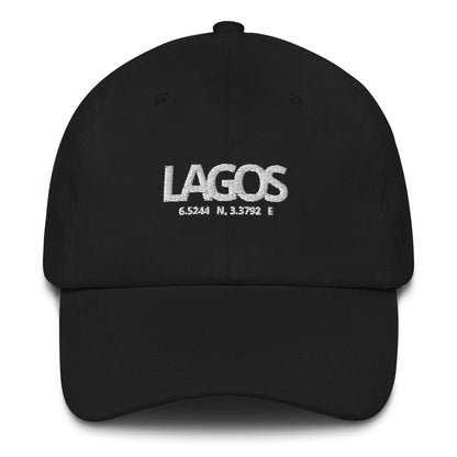 Cultured: Dad hat: Lagos Coordinates